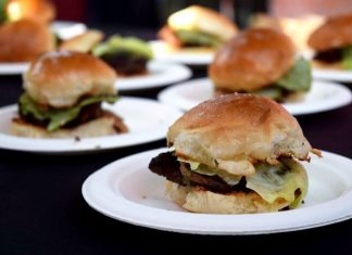 Michigan Apple Cheddar Burgers