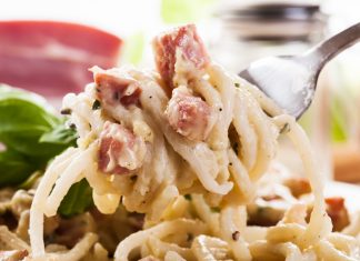 Bacon Basil Pasta from Brys Estate Vineyard & Winery