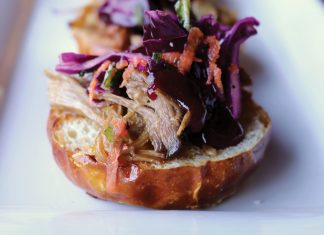 Pulled Pork with Dijon Slaw