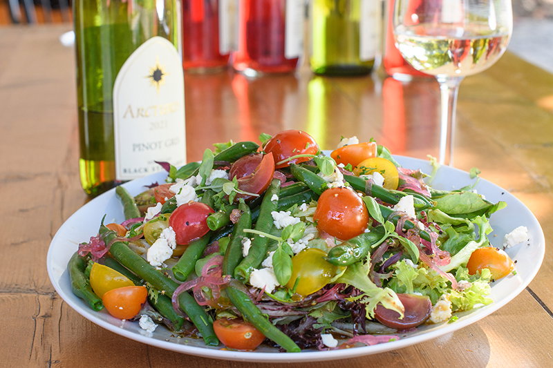 A farm greens salad from Black Star Farms.